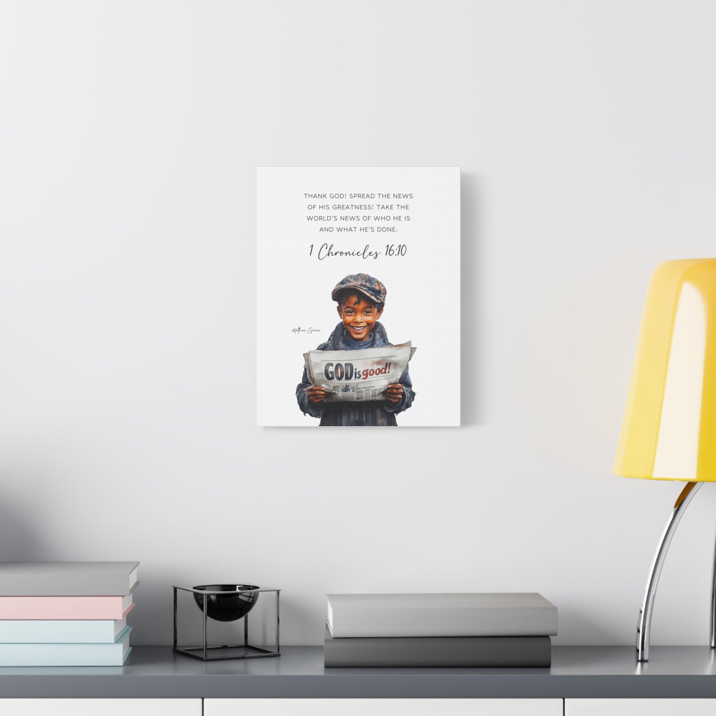 1 Chronicles 16:10 Wall Art Canvas