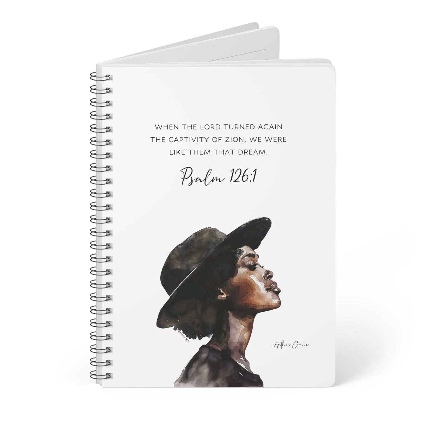 Psalm 126:1 Spiral A5 Notebook