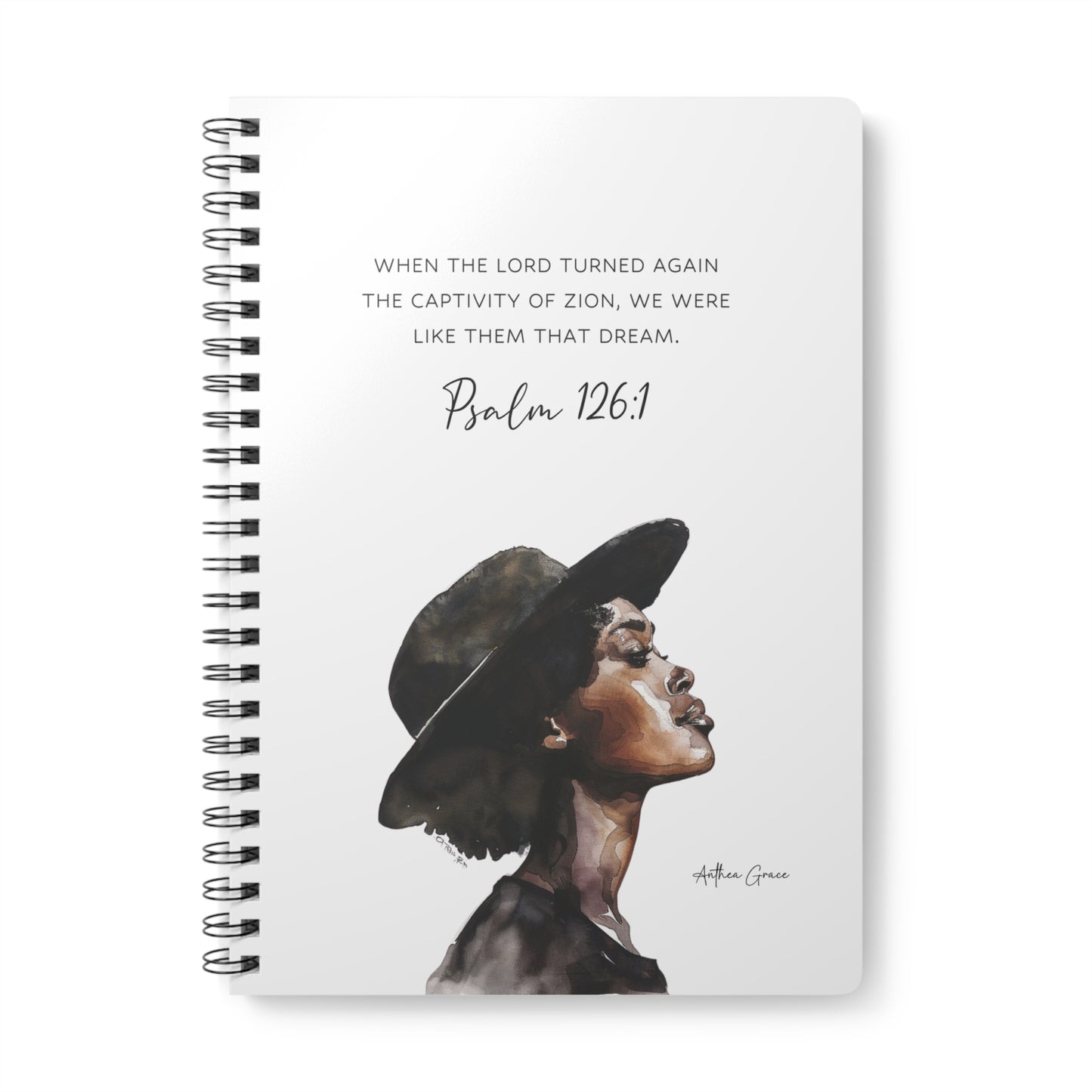 Psalm 126:1 Spiral A5 Notebook