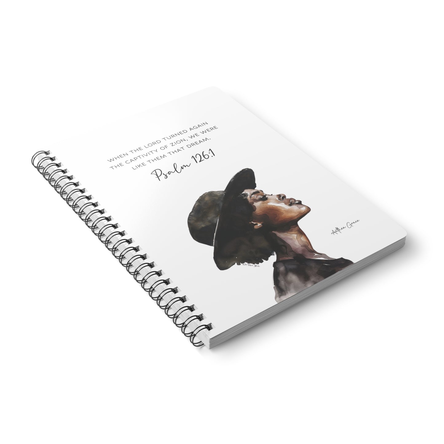 Psalm 126:1 Spiral A5 Notebook