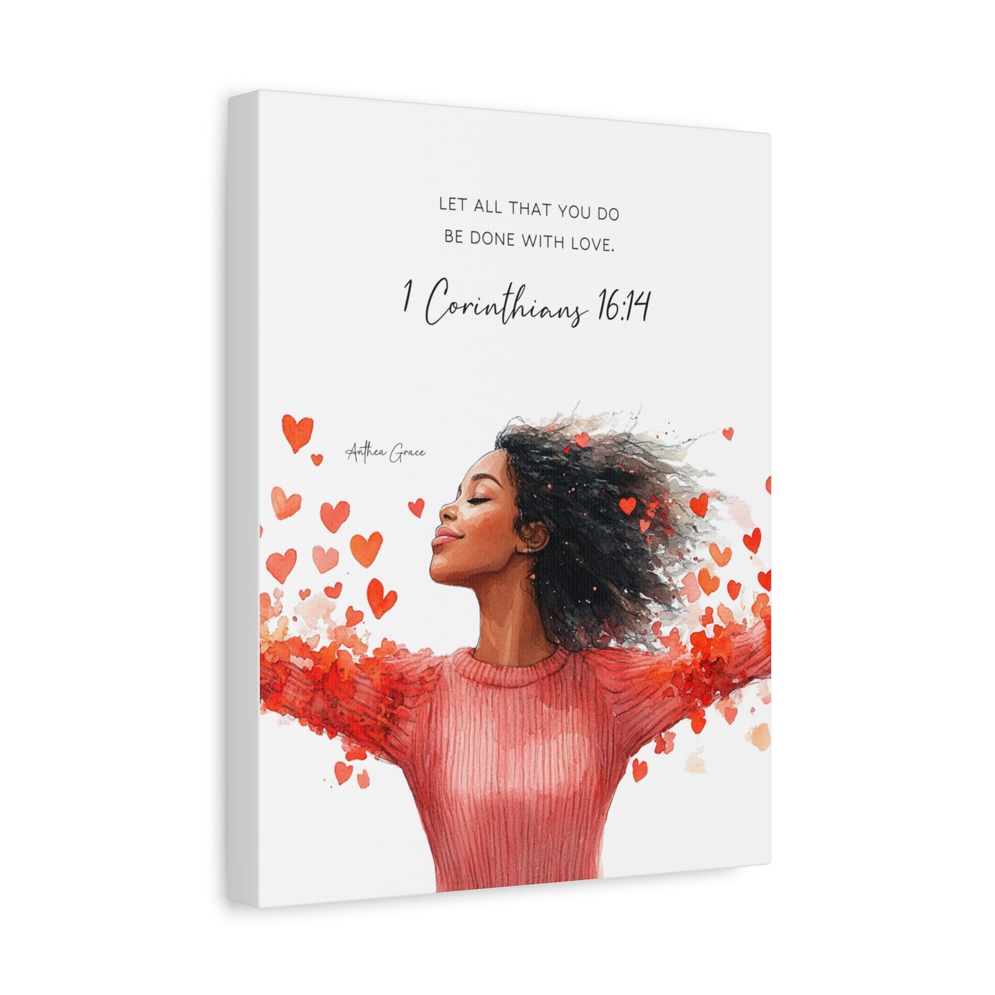 1 Corinthians 16:14 Wall Art Canvas