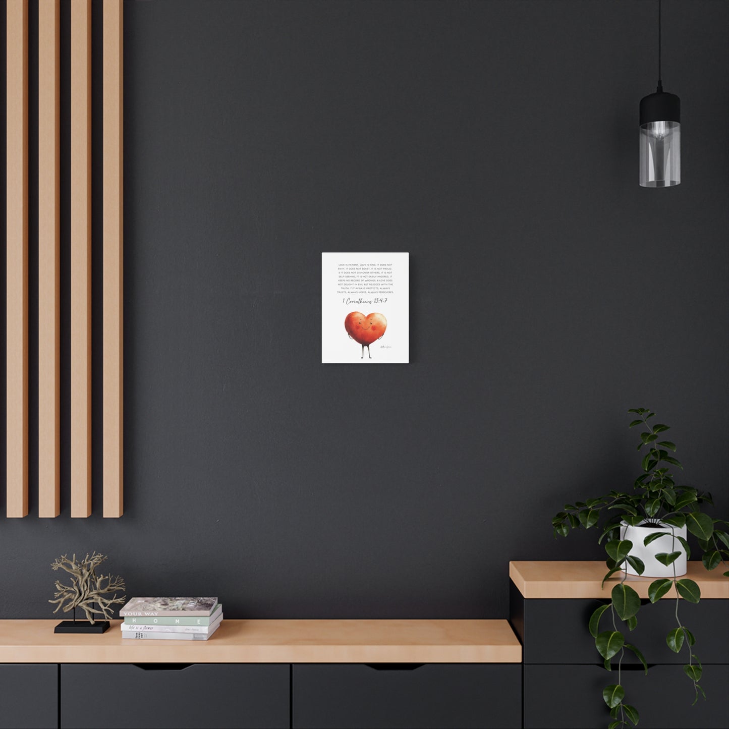 1 Corinthians 13:4-7 8 Wall Art Canvas