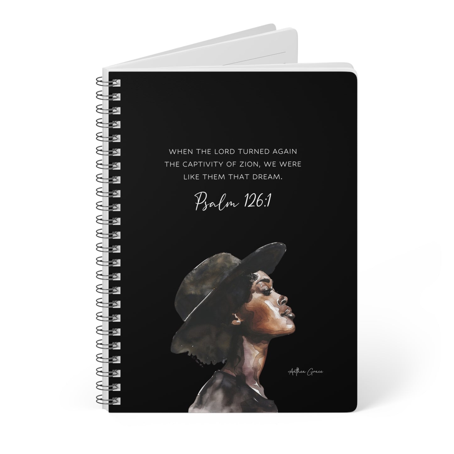 Psalm 126:1 Spiral A5 Notebook