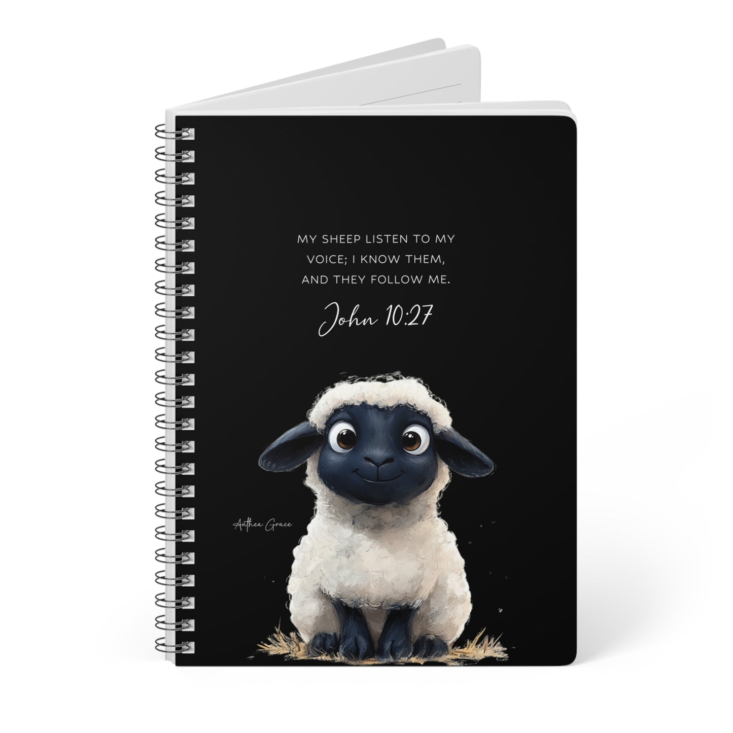 John 10:27 Spiral A5 Notebook