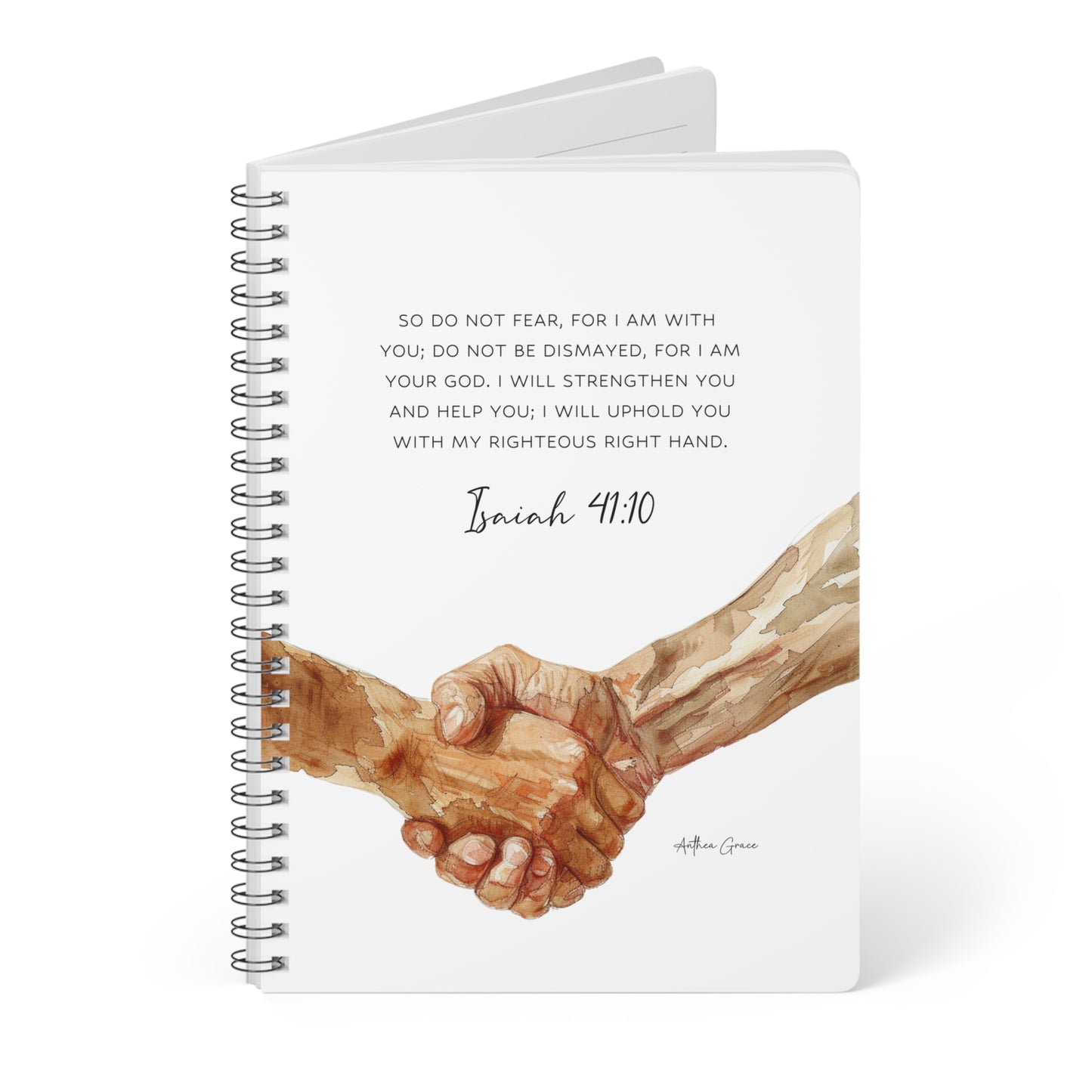 Isaiah 41:10 Spiral A5 Notebook