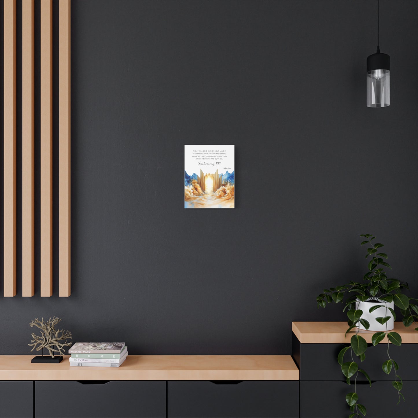 Deuteronomy 11:14 Wall Art Canvas