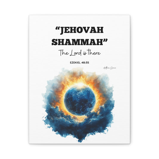 Jehovah Shammah Wall Art Canvas