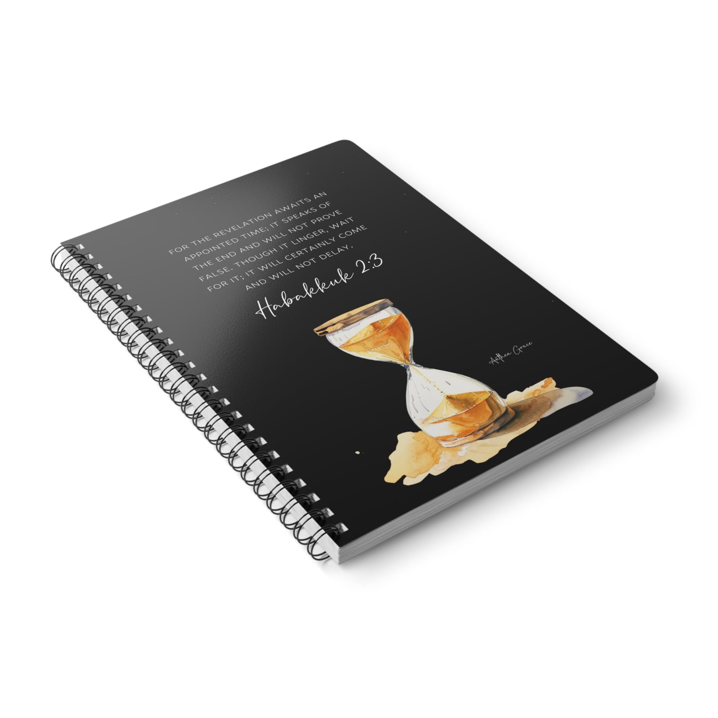 Habakkuk 2:3 Spiral A5 Notebook