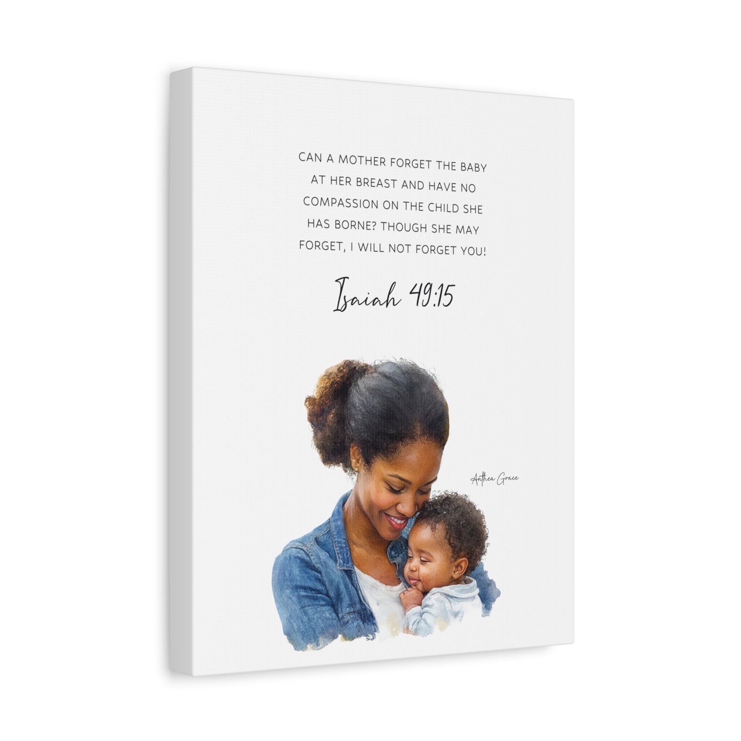 Isaiah 49:15 Wall Art Canvas