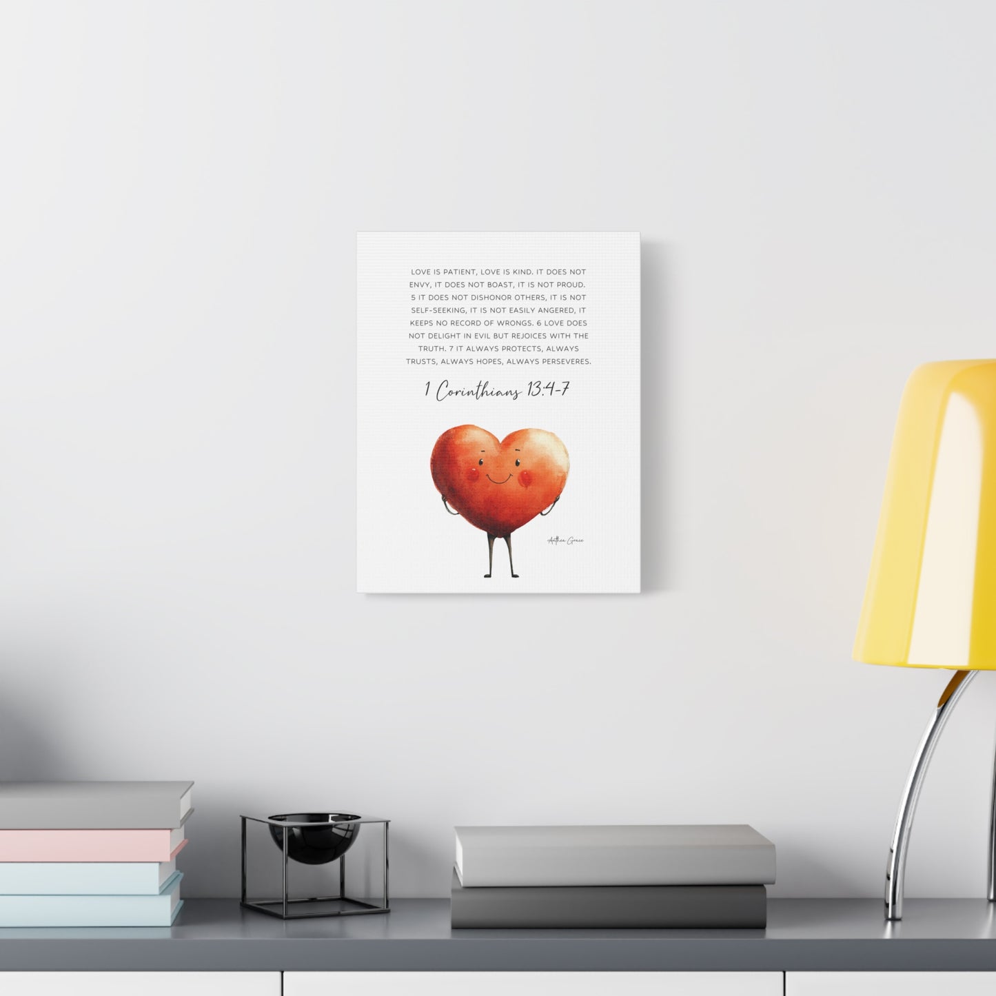 1 Corinthians 13:4-7 8 Wall Art Canvas