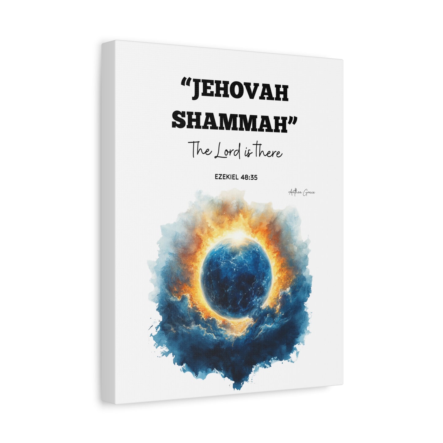 Jehovah Shammah Wall Art Canvas