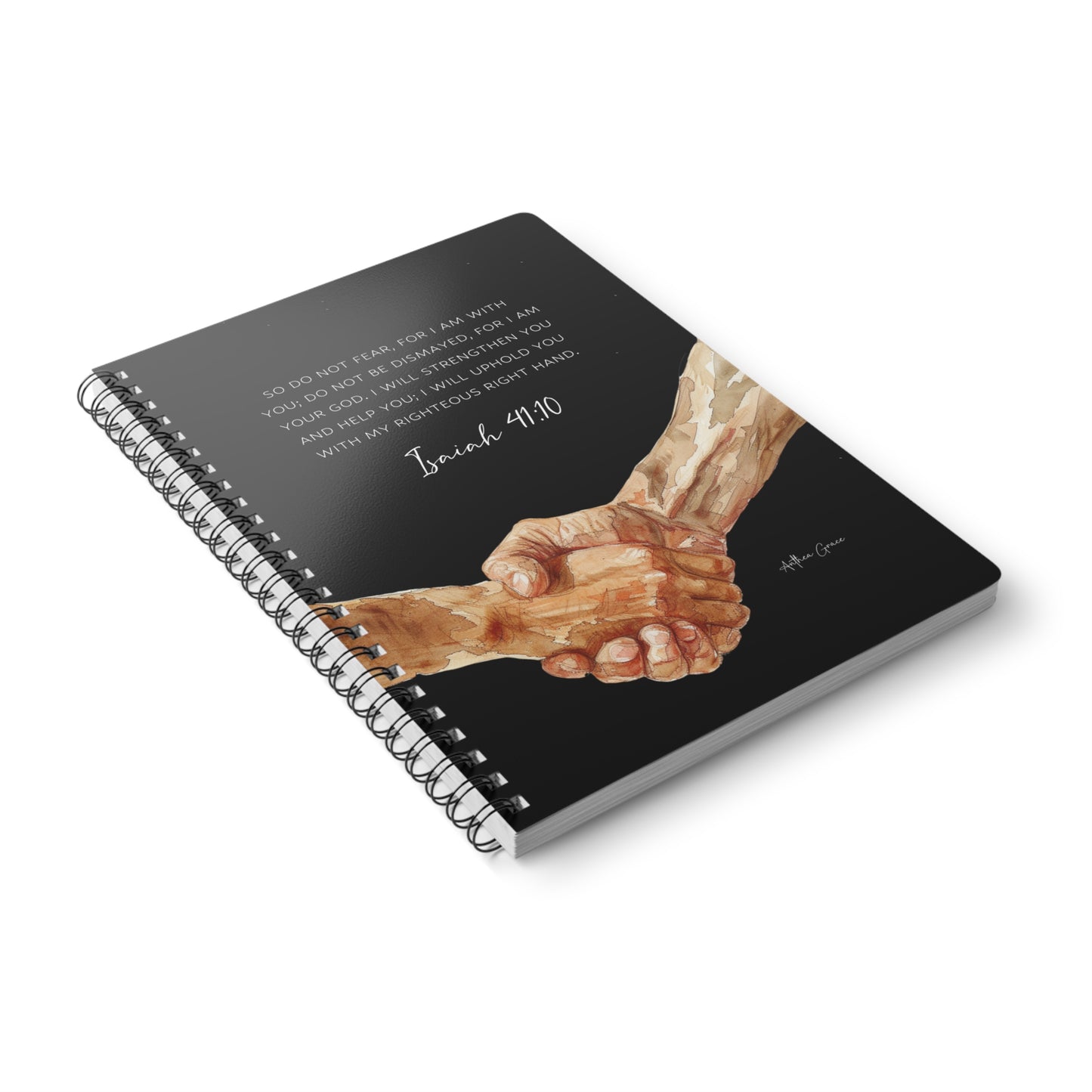 Isaiah 41:10 Spiral A5 Notebook