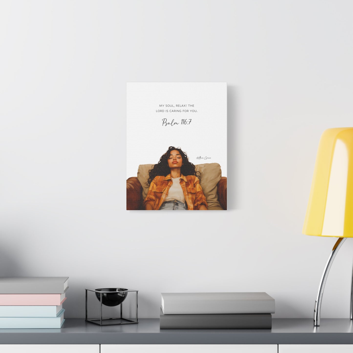 Psalm 116:7 Wall Art Canvas