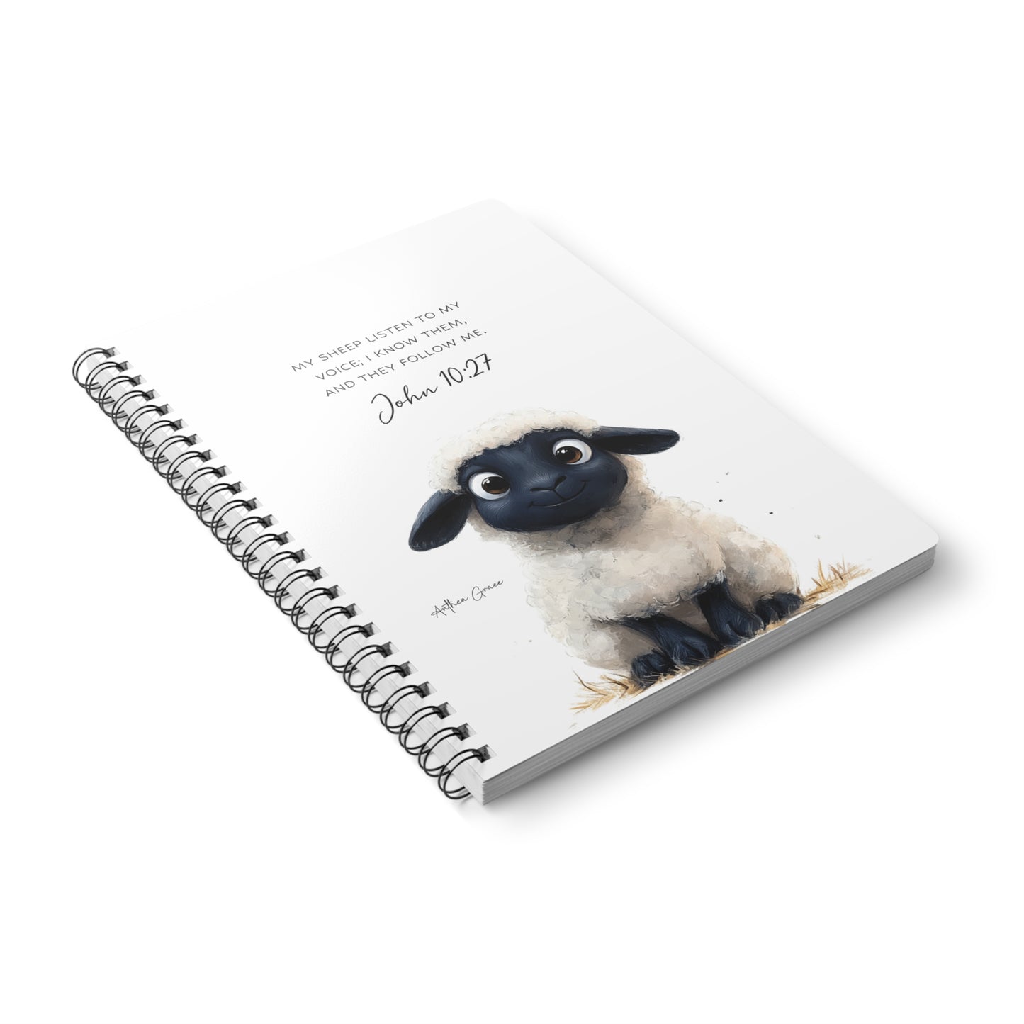 John 10:27 Spiral A5 Notebook