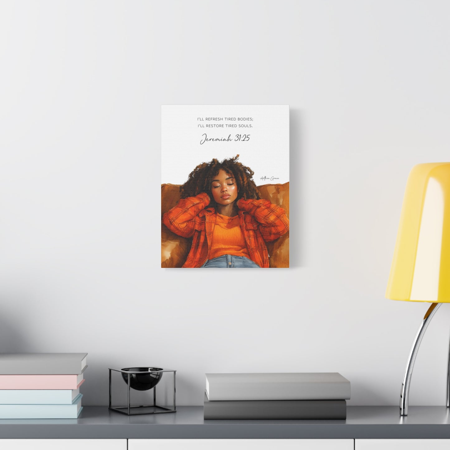 Jeremiah 31:25 Wall Art Canvas