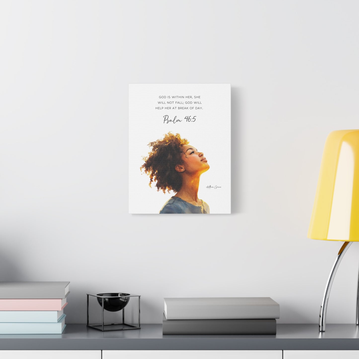 Psalm 46:5 Wall Art Canvas