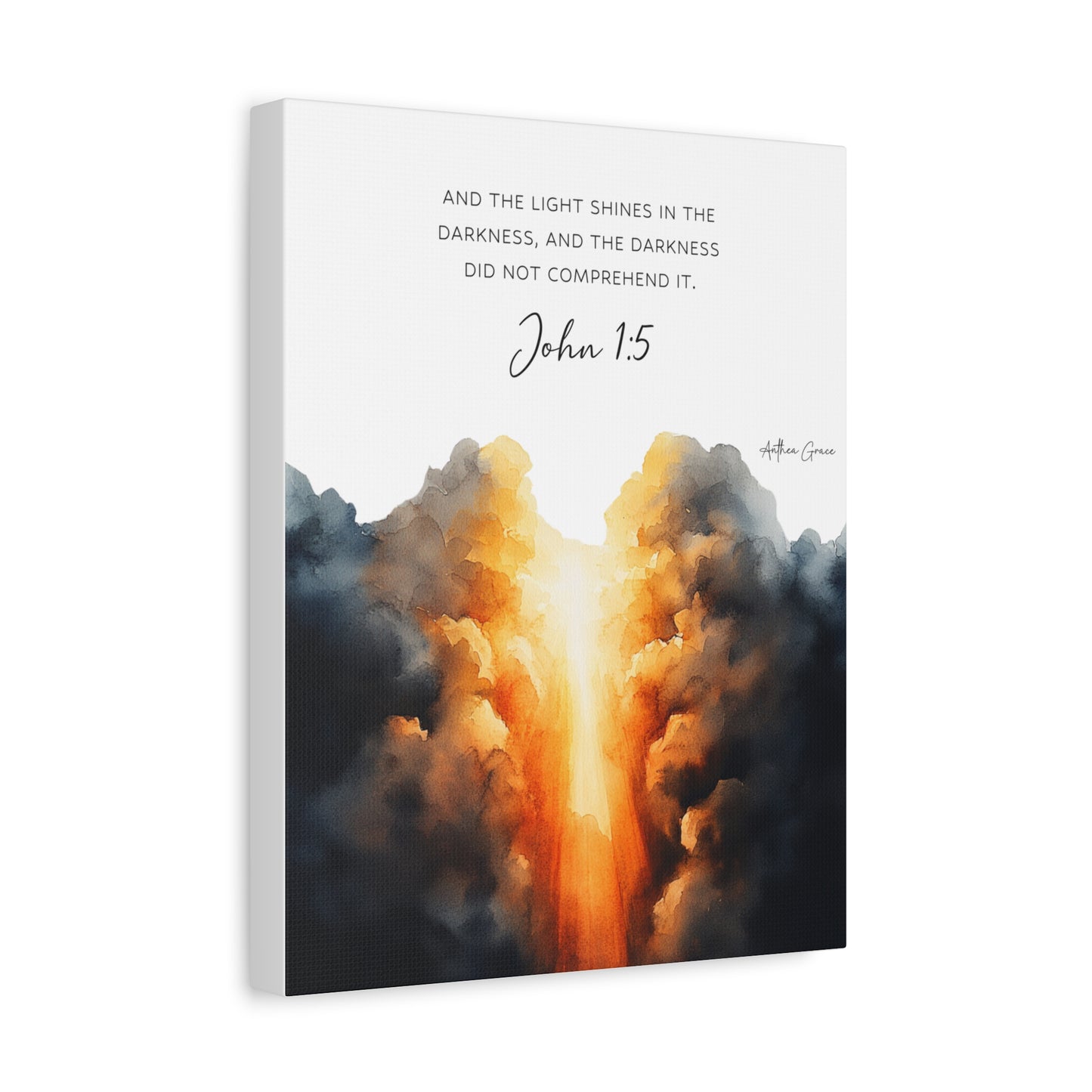 John 1:5 Wall Art Canvas