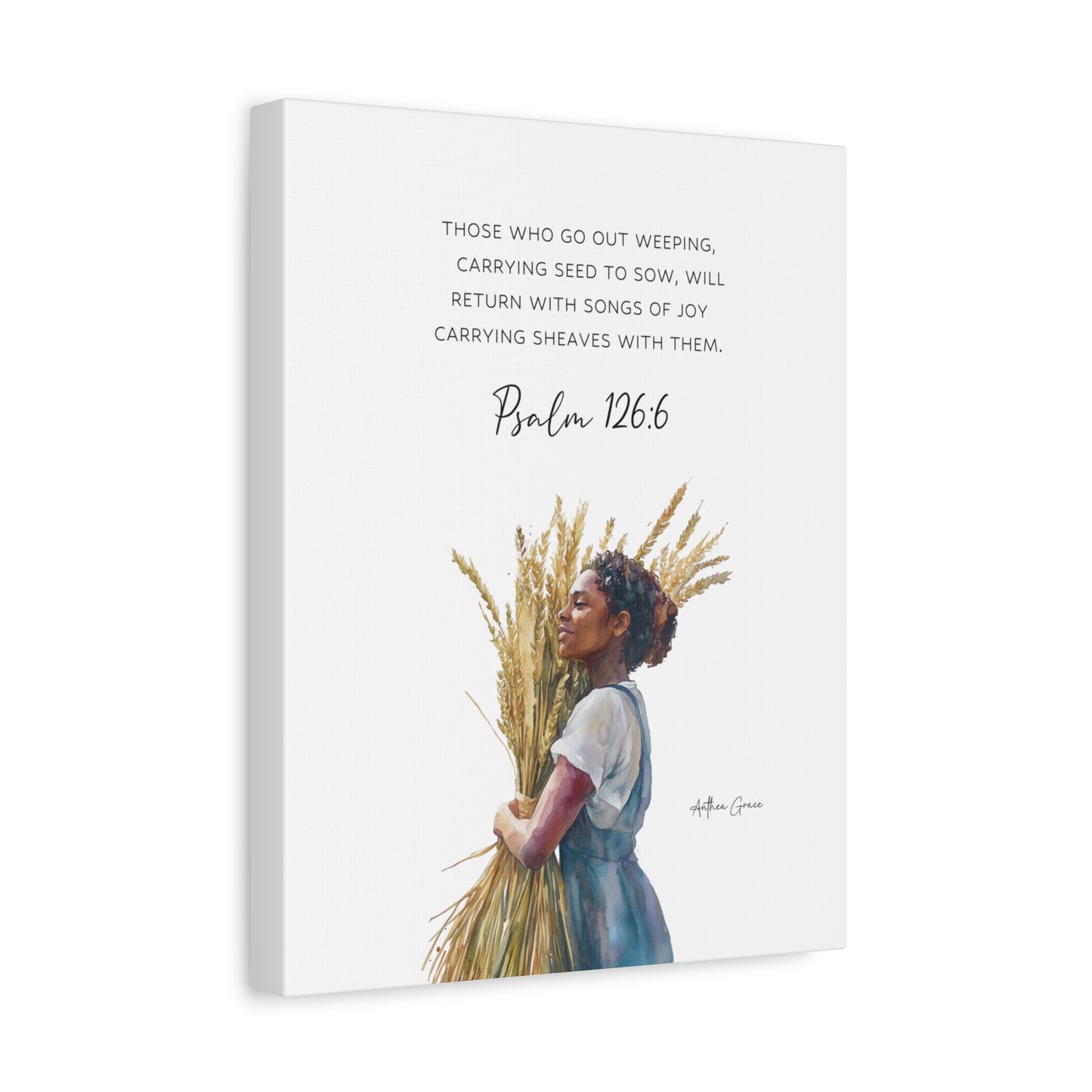 Psalm 126:6 Wall Art Canvas
