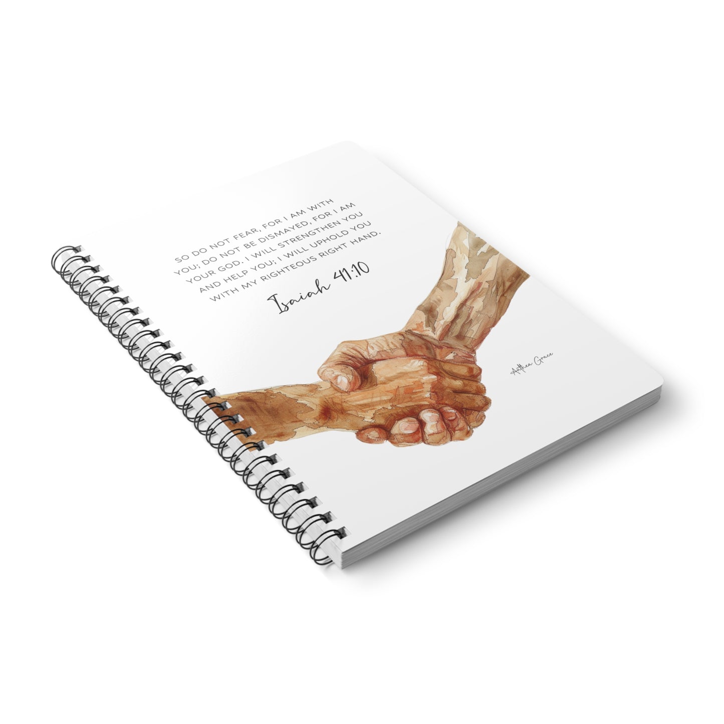 Isaiah 41:10 Spiral A5 Notebook