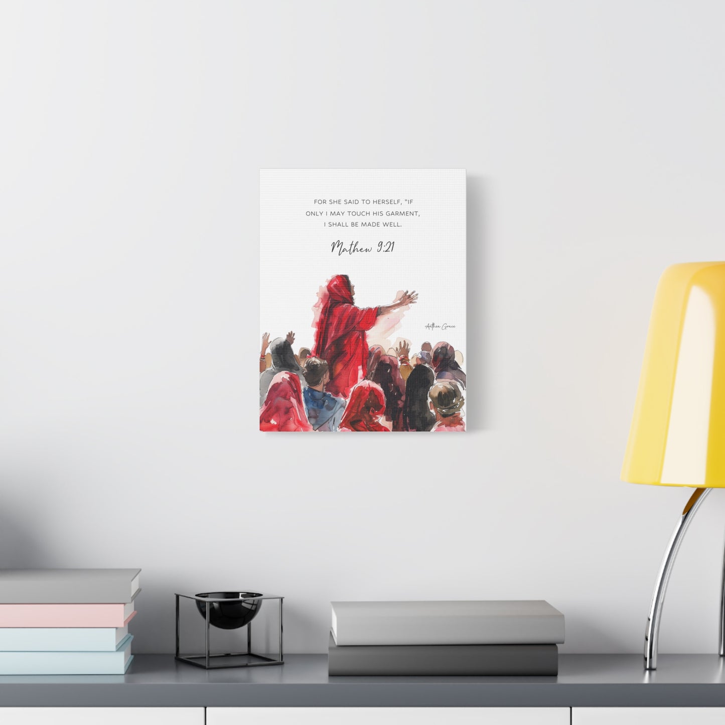 Mathew 9:21 Wall Art Canvas