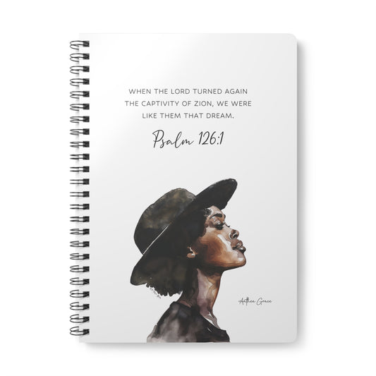Psalm 126:1 Spiral A5 Notebook