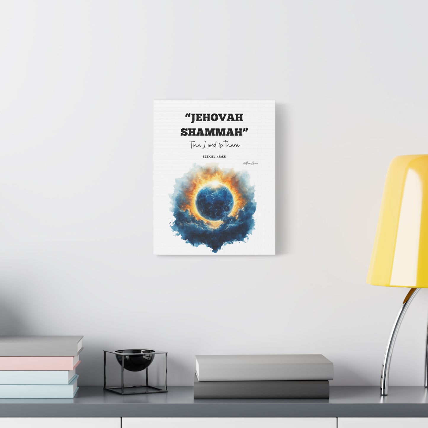 Jehovah Shammah Wall Art Canvas