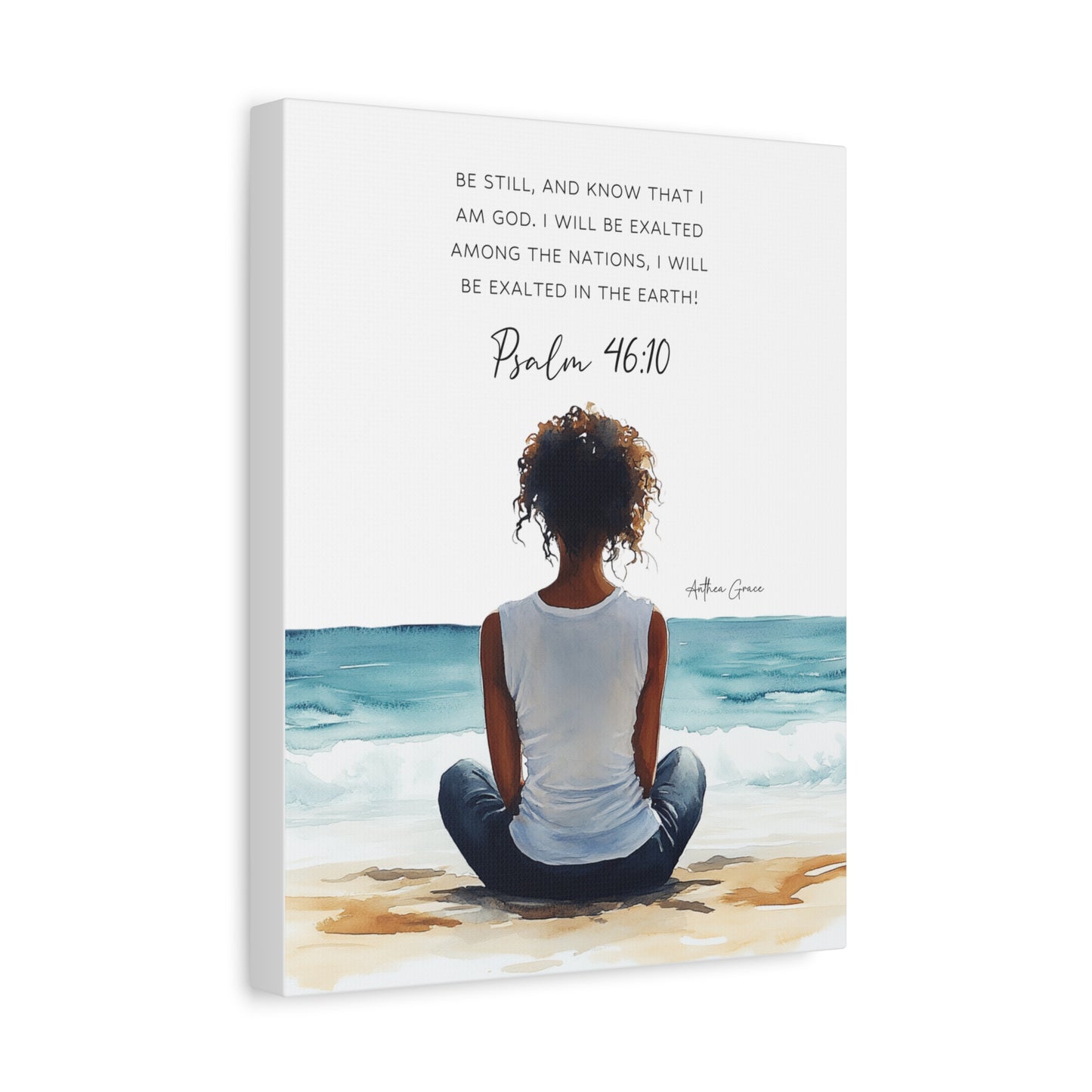 Psalm 46:10 Wall Art Canvas