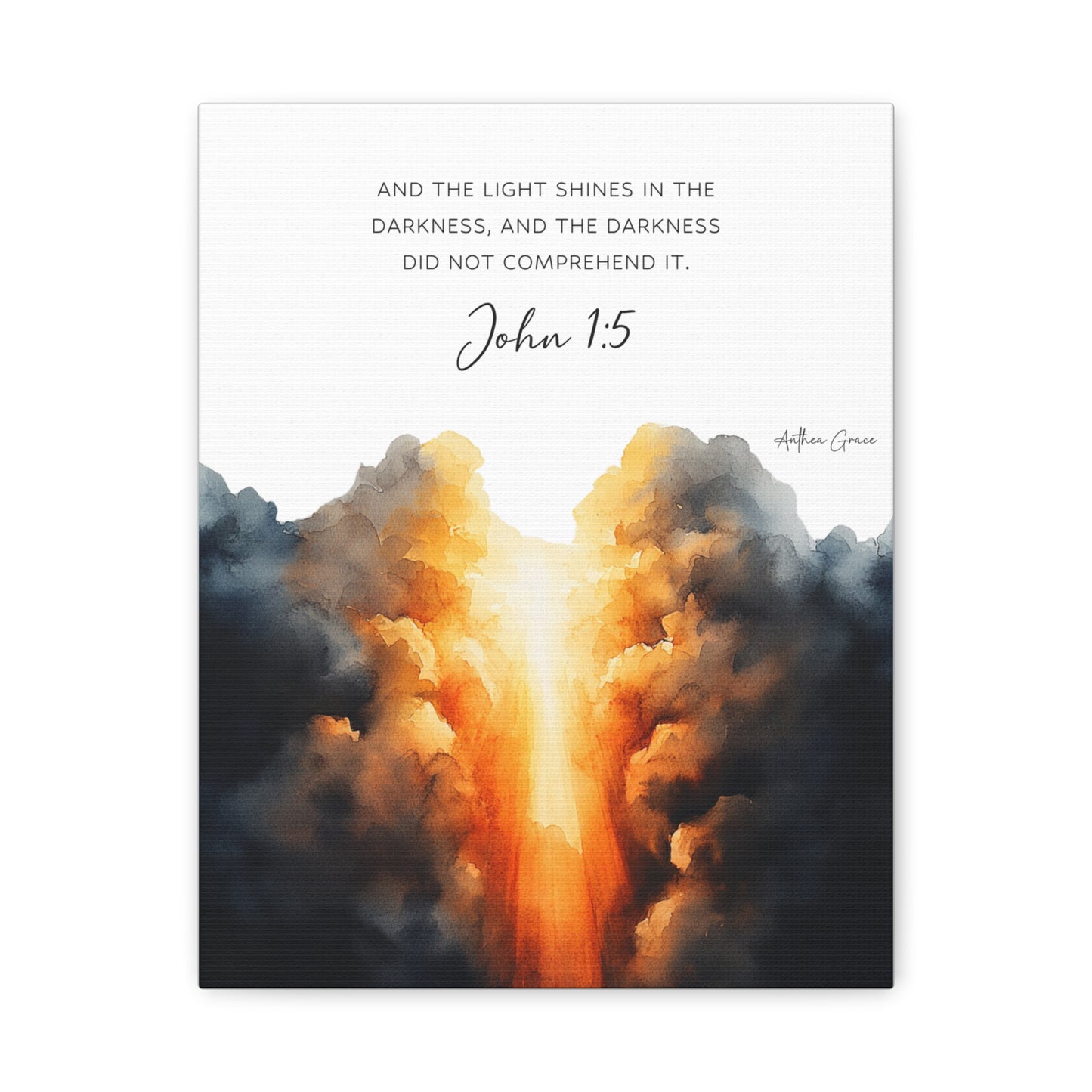 John 1:5 Wall Art Canvas