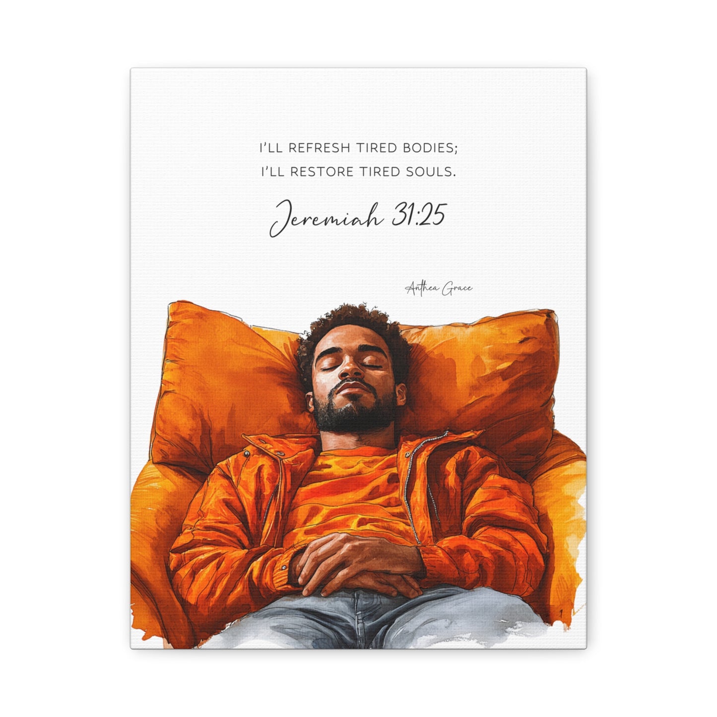 Jeremiah 31:25 Wall Art Canvas