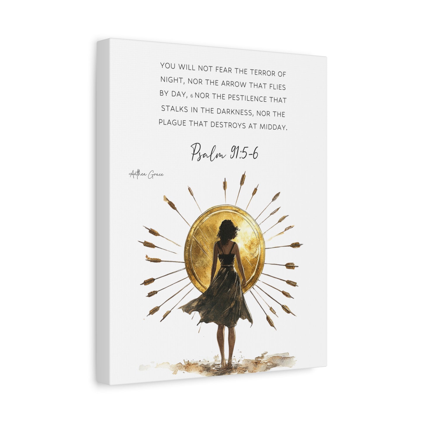 Psalm 91:5-6 Wall Art Canvas