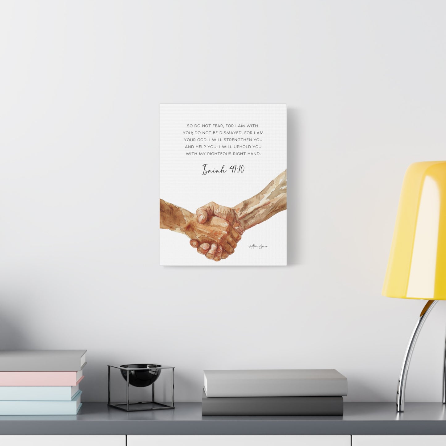 Isaiah 41:10 Wall Art Canvas