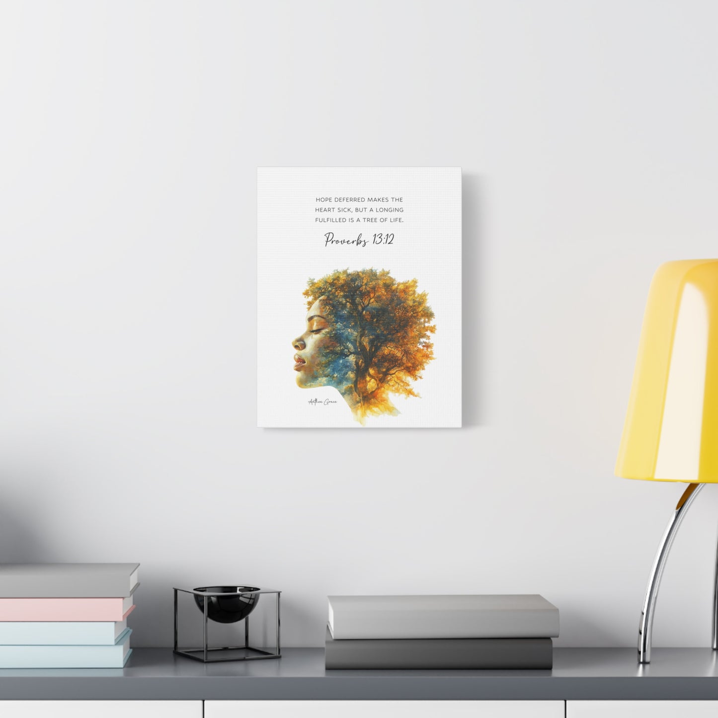Proverbs 13:12 Wall Art Canvas