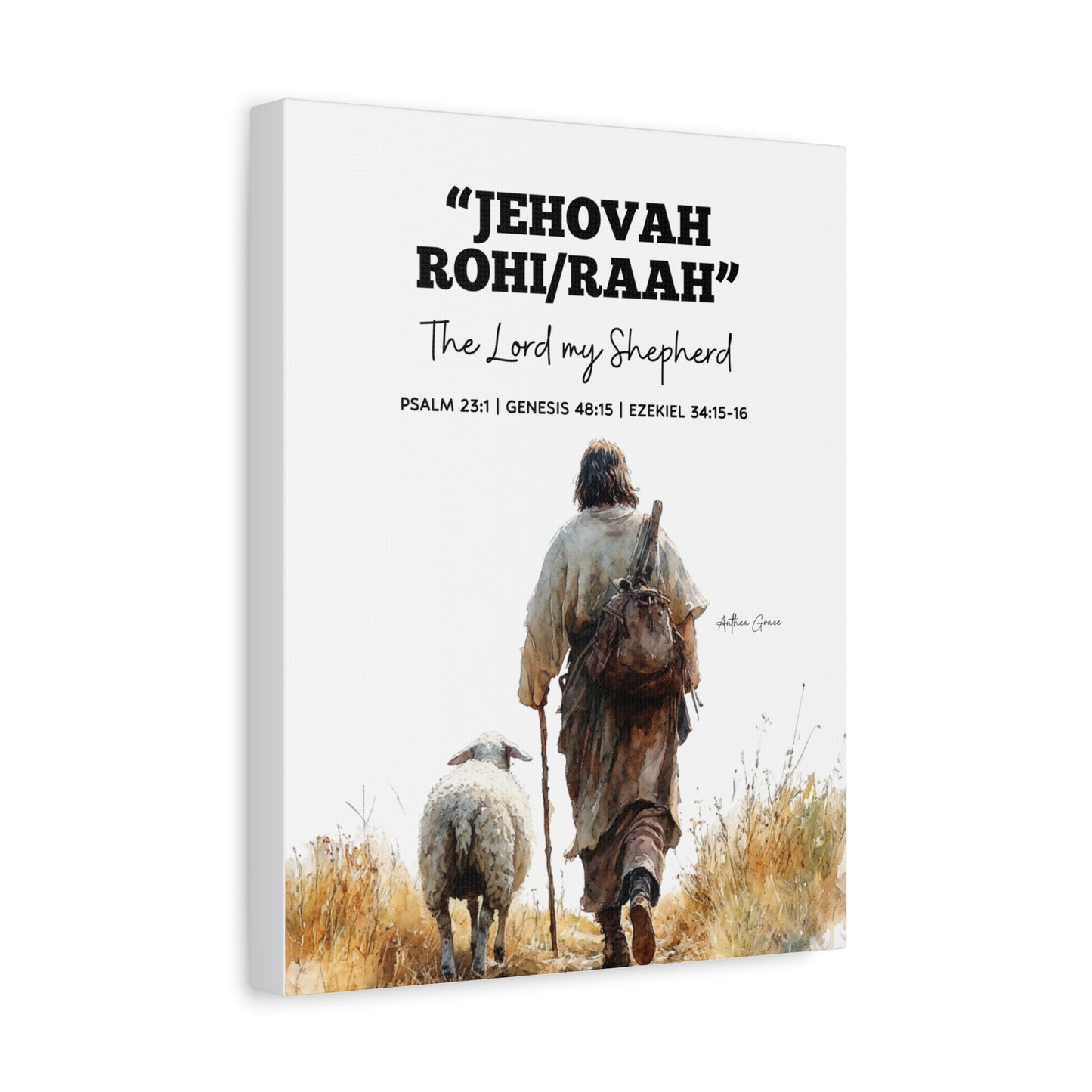 Jehovah Rohi/Raah Wall Art Canvas