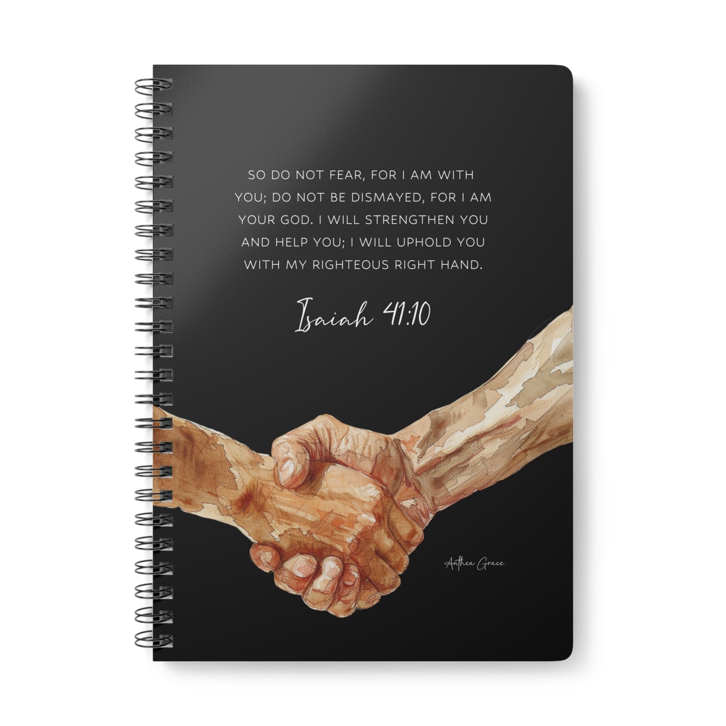 Isaiah 41:10 Spiral A5 Notebook