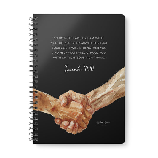 Isaiah 41:10 Spiral A5 Notebook