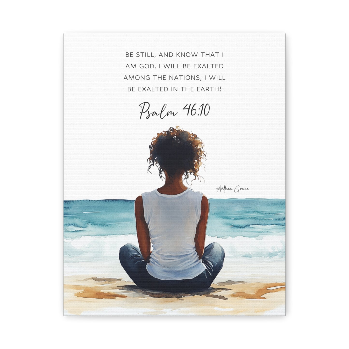 Psalm 46:10 Wall Art Canvas