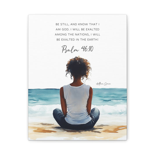 Psalm 46:10 Wall Art Canvas