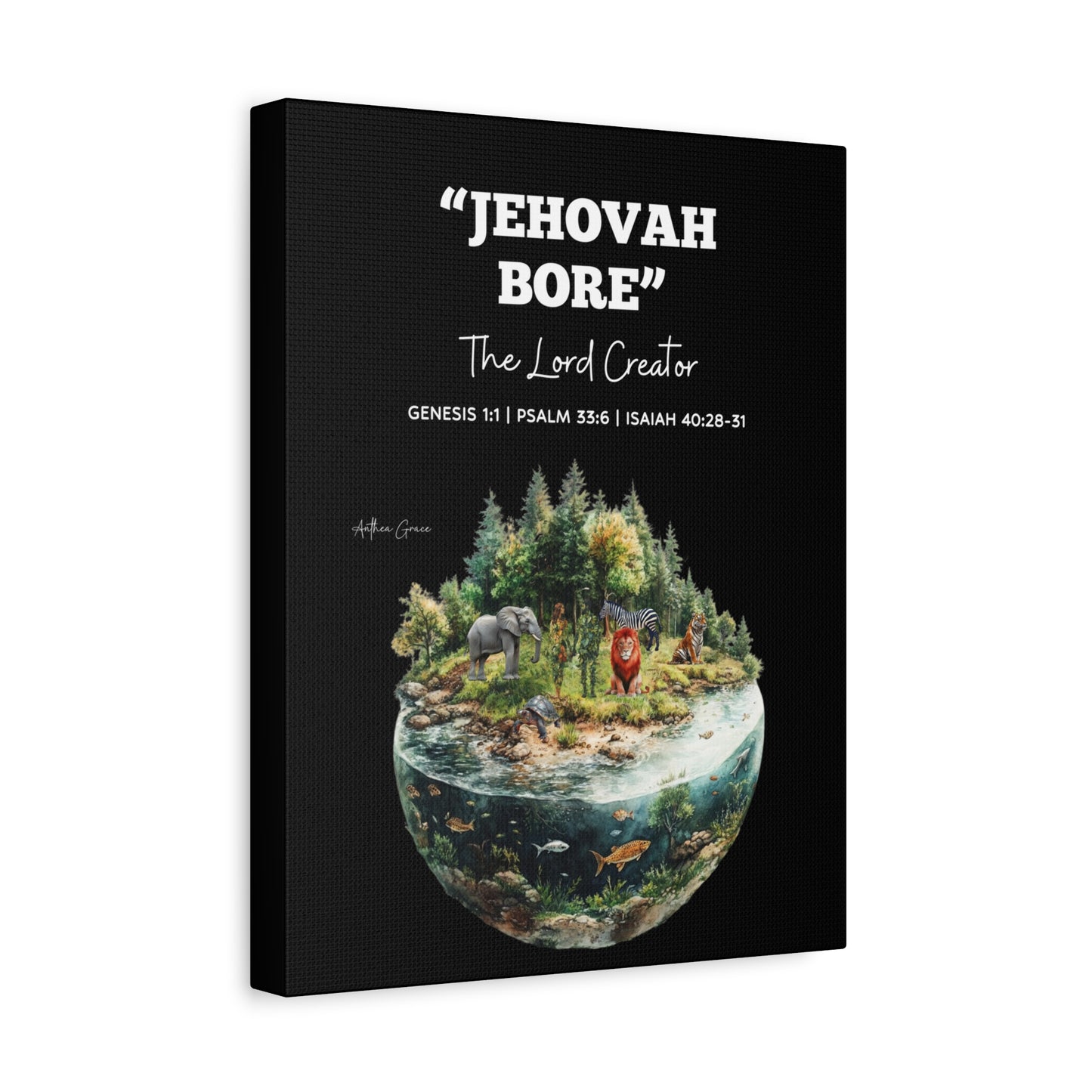 Jehovah Bore Wall Art Canvas