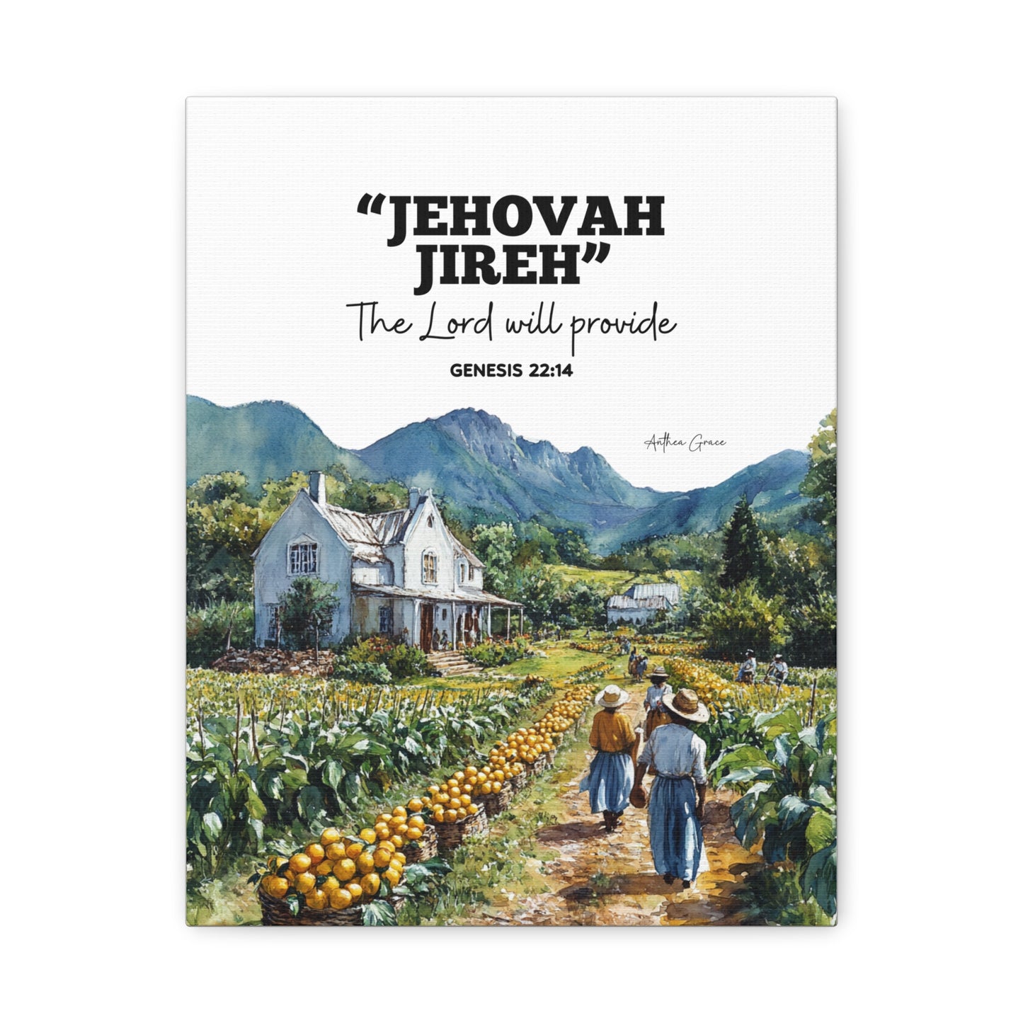 Jehovah Jireh Wall Art Canvas