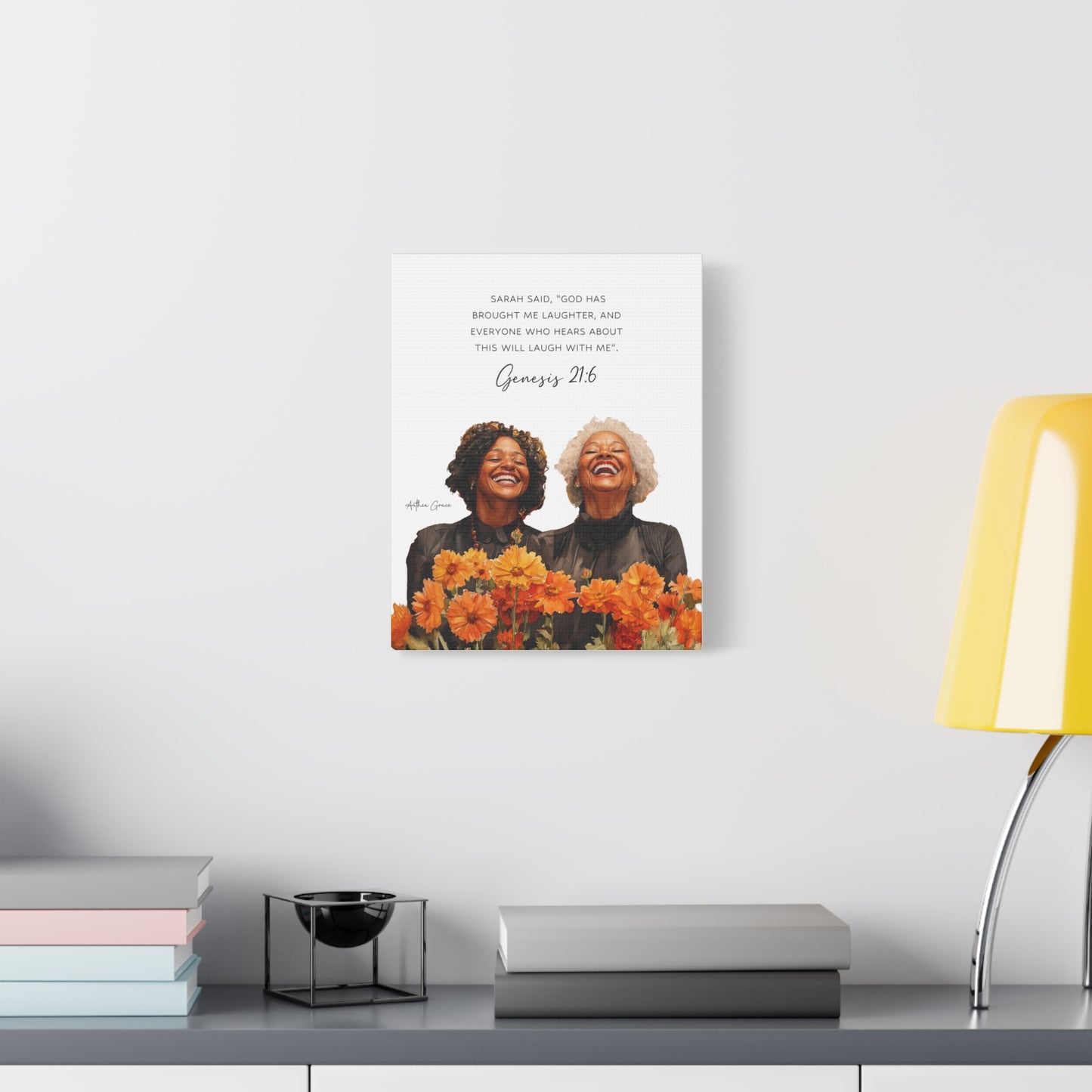 Genesis 21:6 Wall Art Canvas
