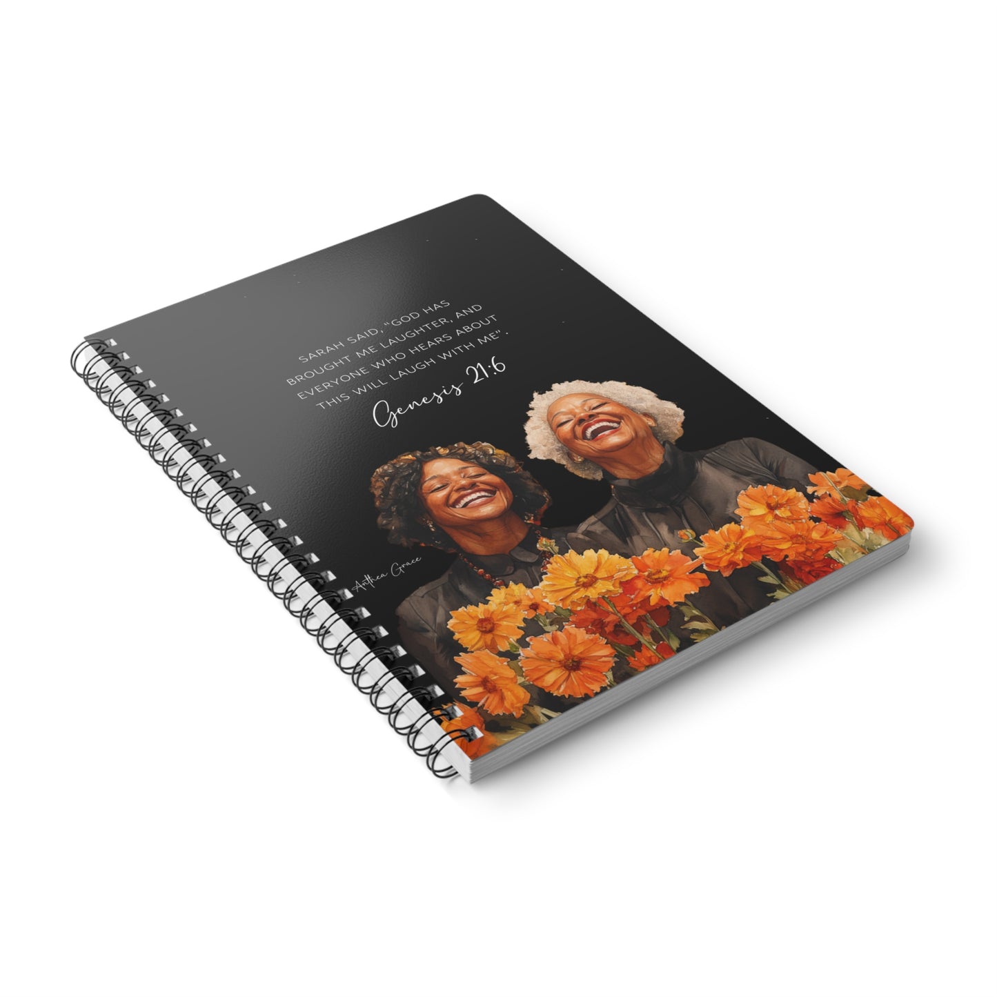 Genesis 21:6 Spiral A5 Notebook
