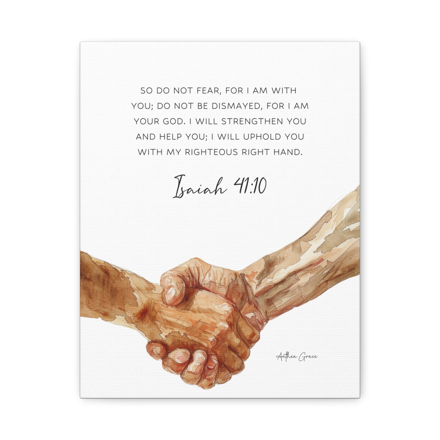 Isaiah 41:10 Wall Art Canvas