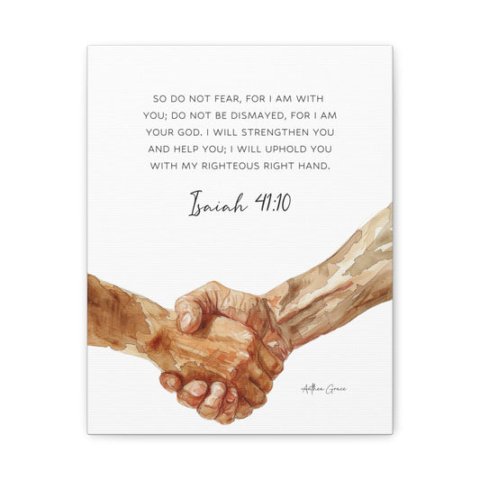 Isaiah 41:10 Wall Art Canvas