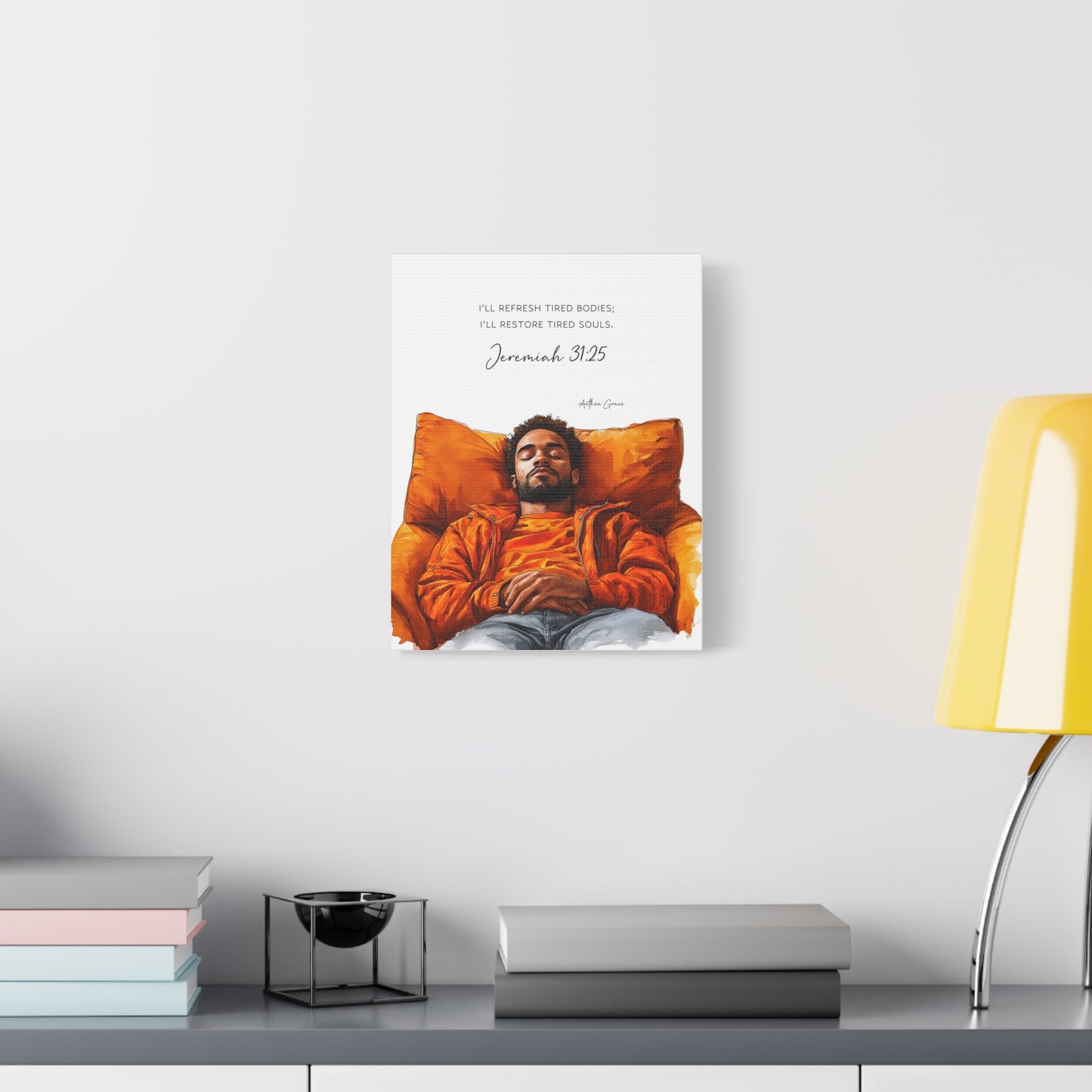 Jeremiah 31:25 Wall Art Canvas