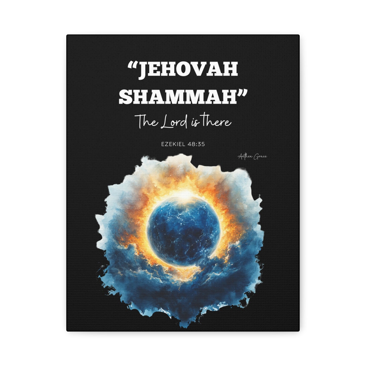 Jehovah Shammah Wall Art Canvas