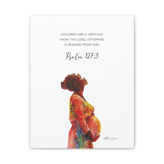 Psalm 127:3 Wall Art Canvas