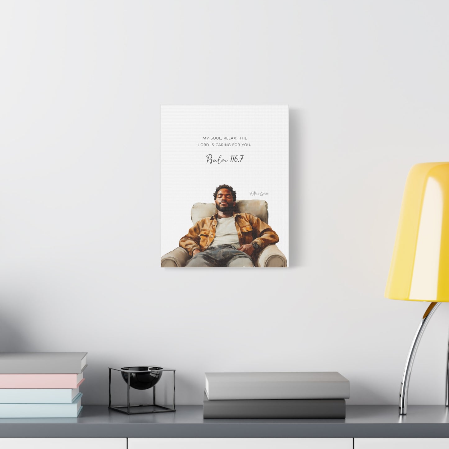 Psalm 116:7 Wall Art Canvas