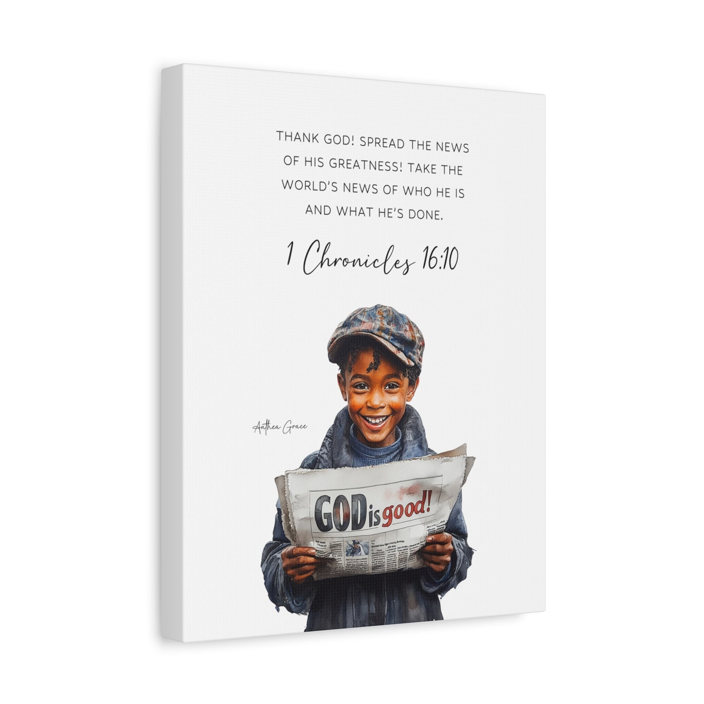 1 Chronicles 16:10 Wall Art Canvas