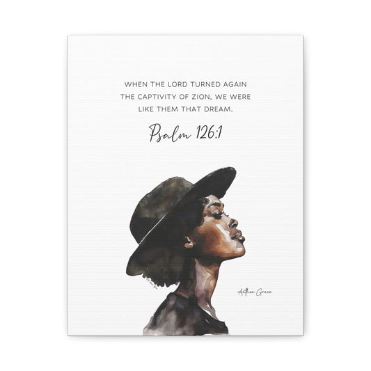 Psalm 126:1 Wall Art Canvas