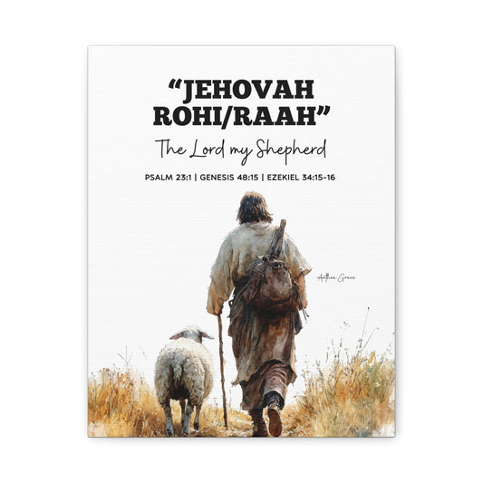 Jehovah Rohi/Raah Wall Art Canvas